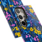 Midnight Petals - Tough Phone Case