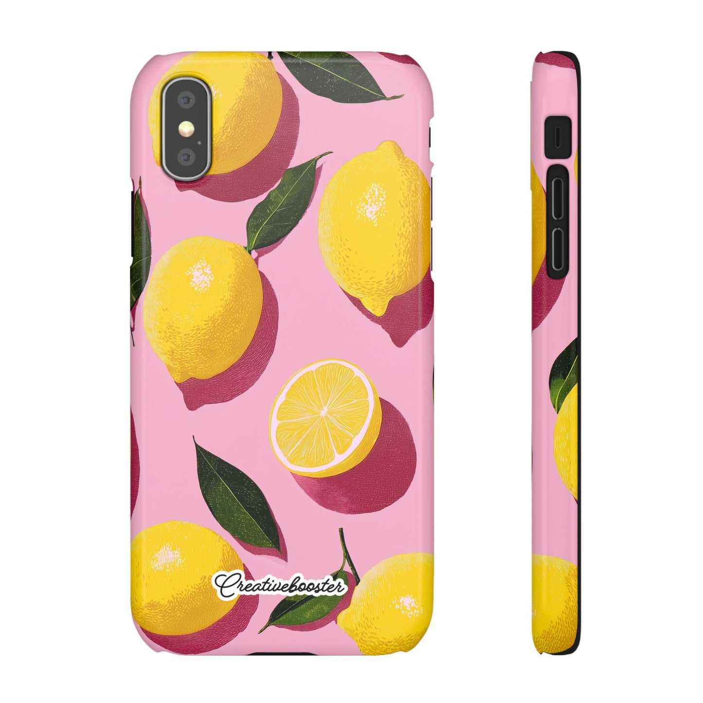 Retro Lemon - Slim Phone Case