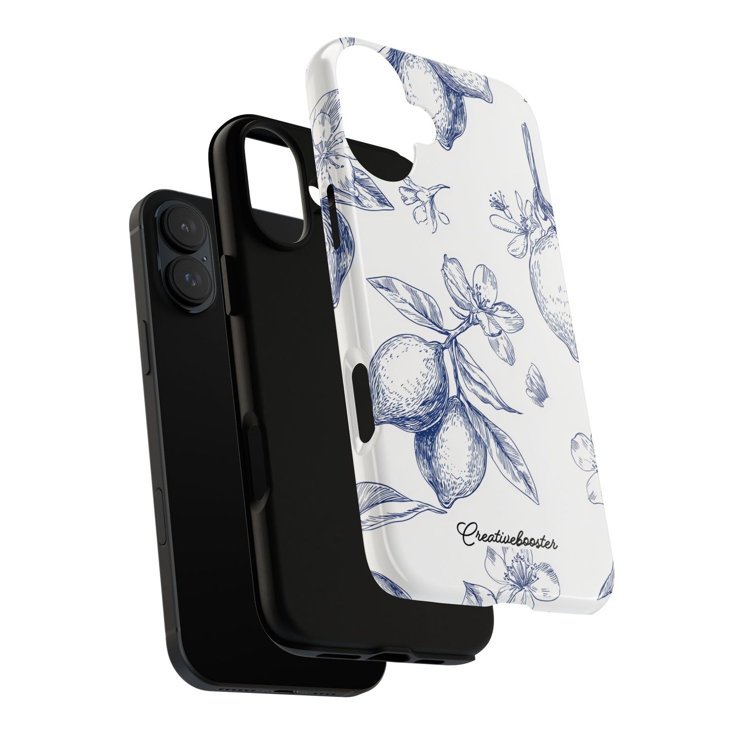 Indigo Sketch - Tough Phone Case