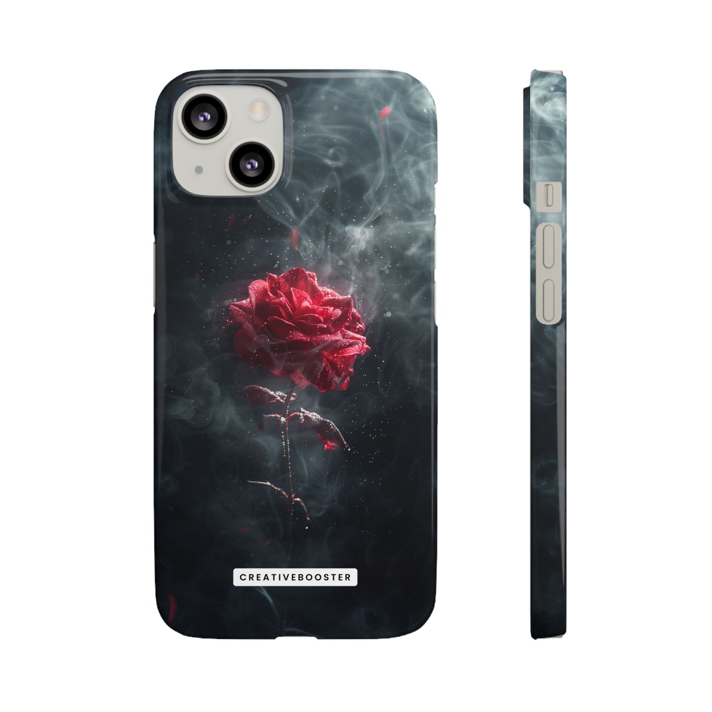 Midnight Rose - Slim Phone Case
