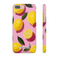 Retro Lemon - Slim Phone Case