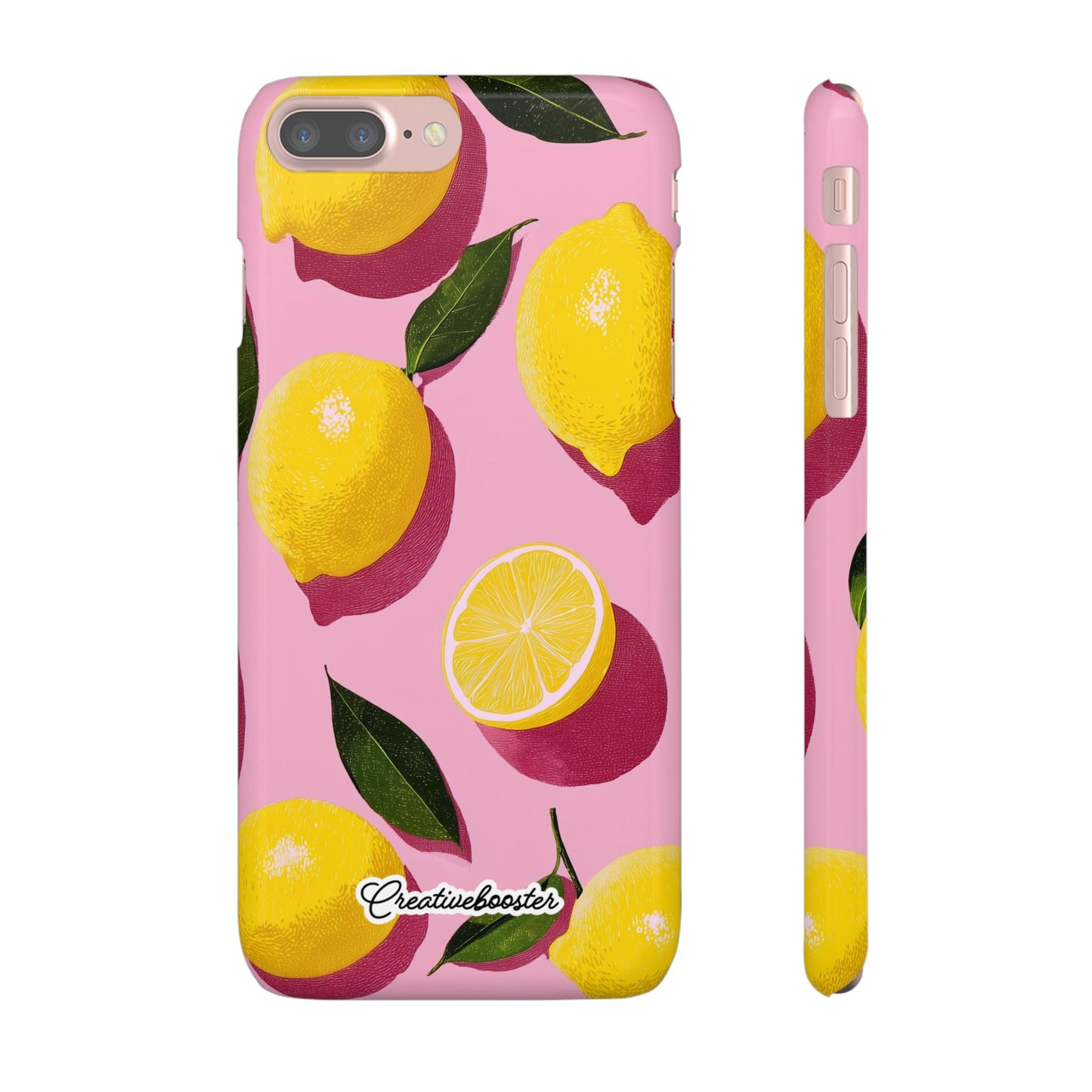 Retro Lemon - Slim Phone Case