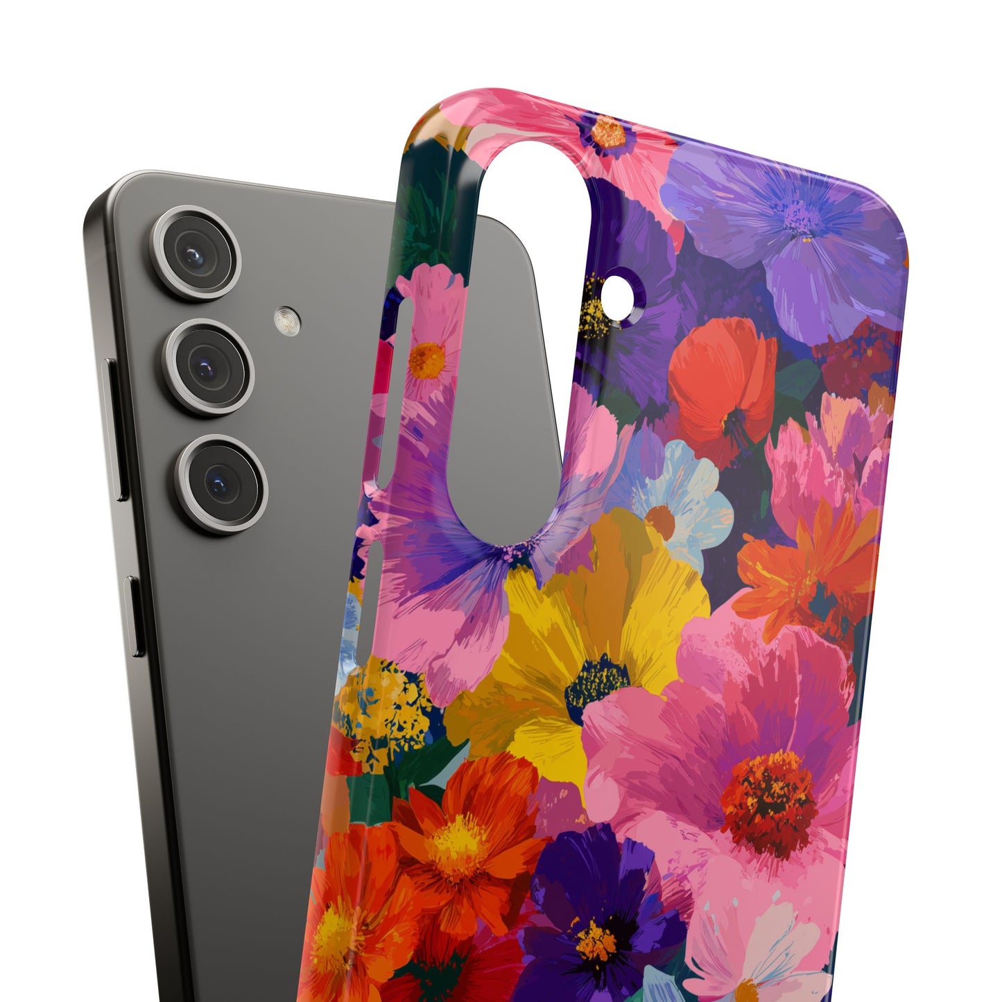 Painted Petals - Slim Phone Case