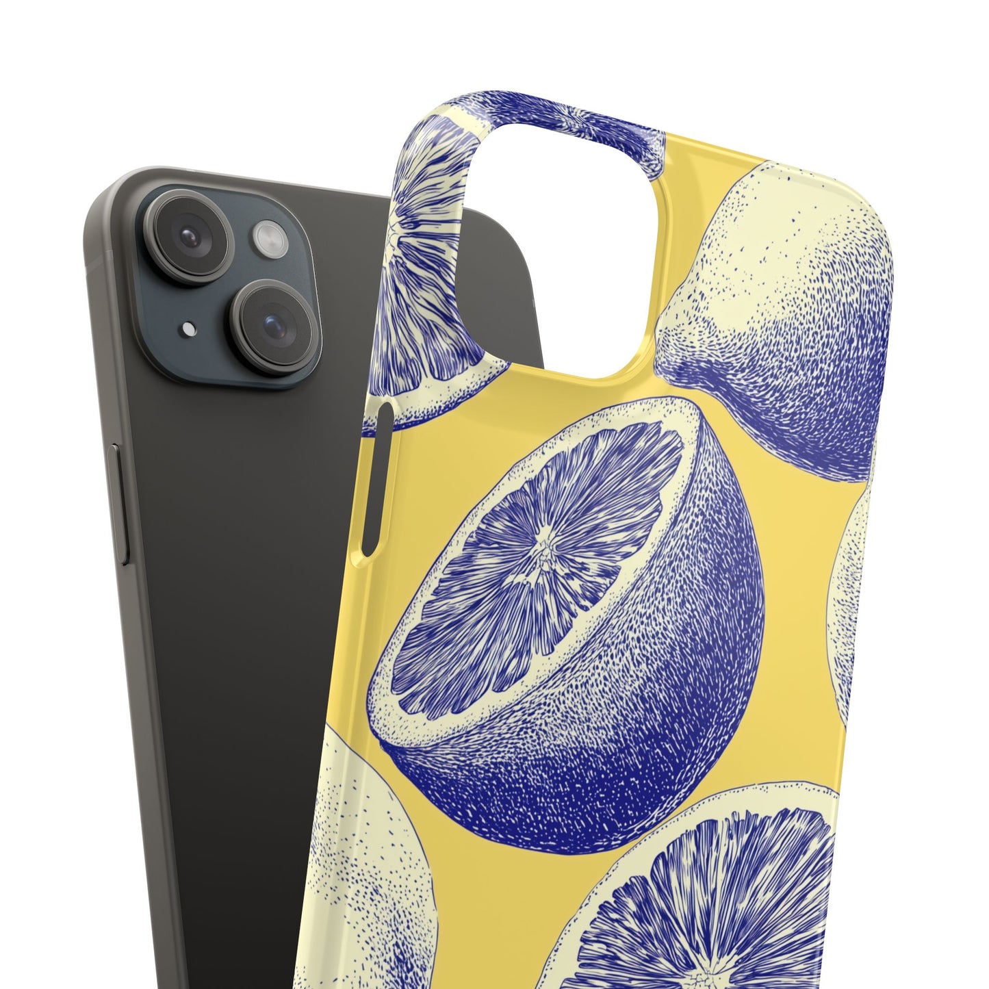Indigo Citrus - Slim Phone Case