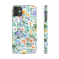 Watercolor Meadow - Slim Phone Case