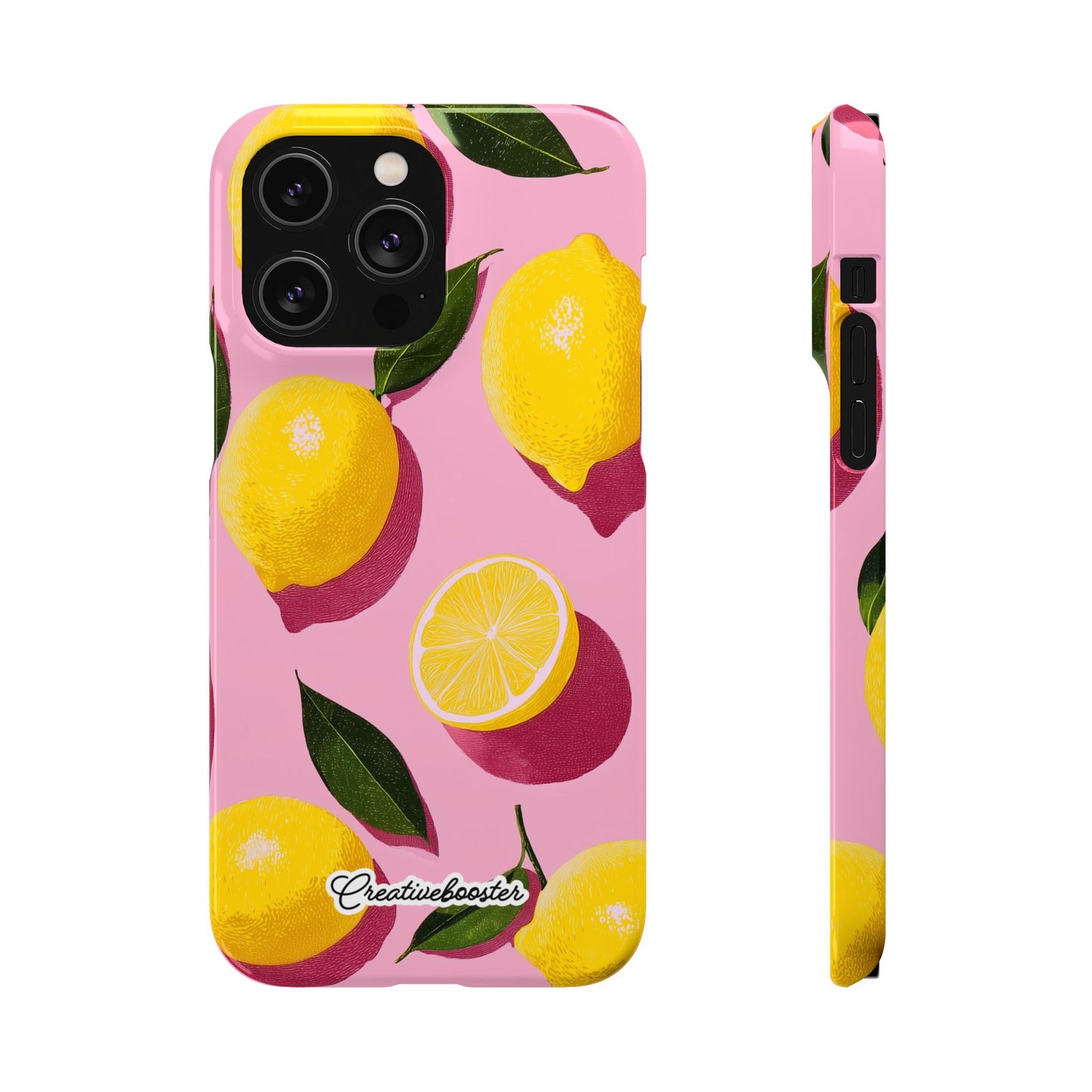 Retro Lemon - Slim Phone Case