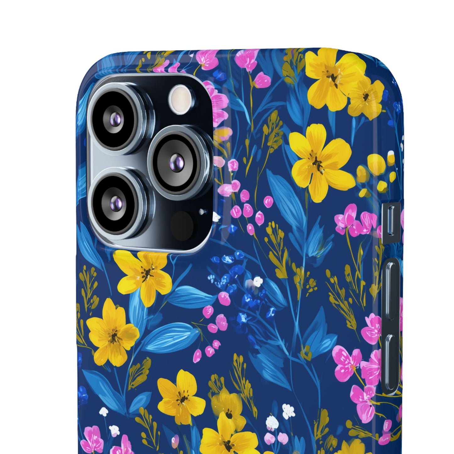 Midnight Petals - Slim Phone Case