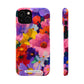 Painted Petals - Slim Phone Case