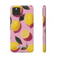 Retro Lemon - Slim Phone Case