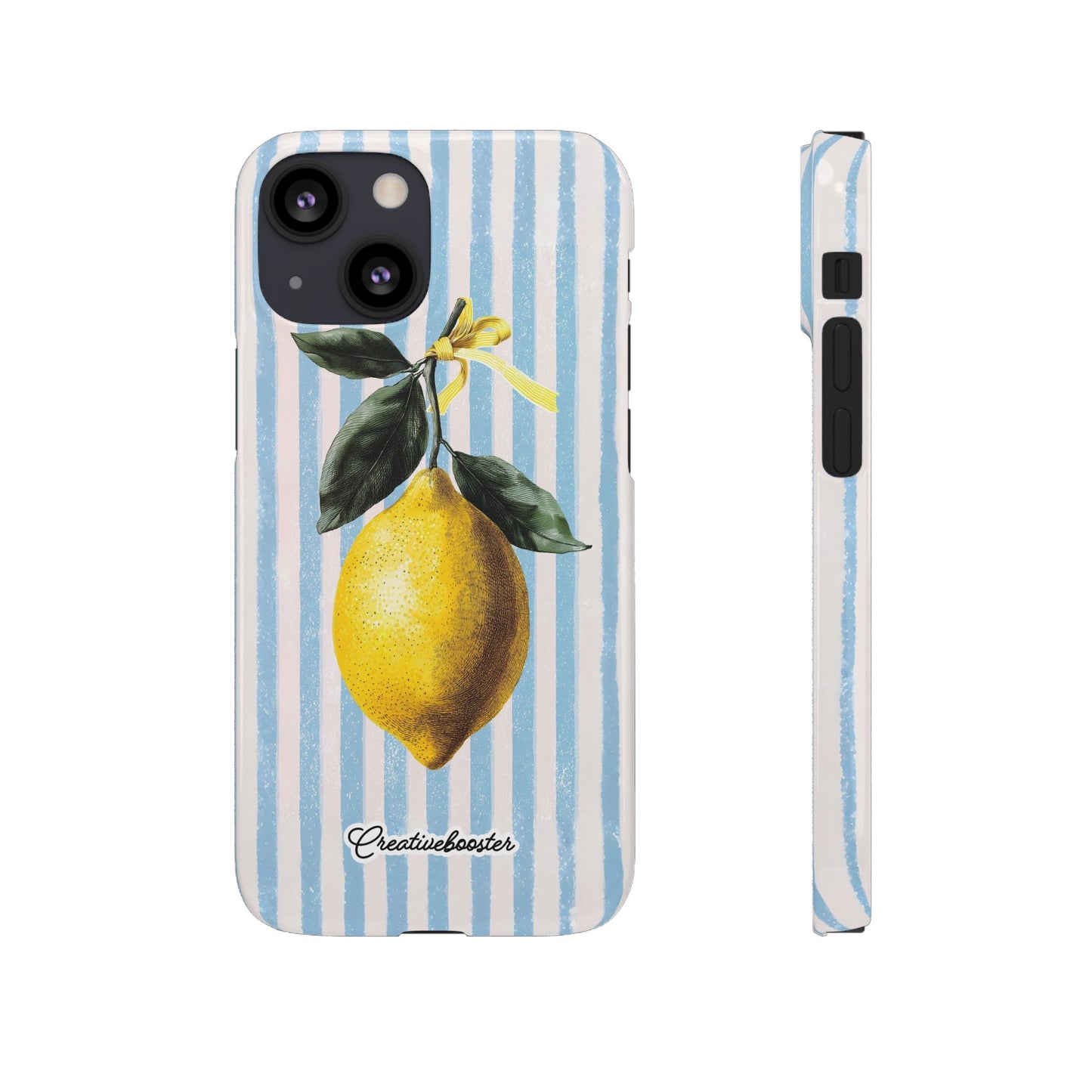 Ribbon Lemon - Slim Phone Case