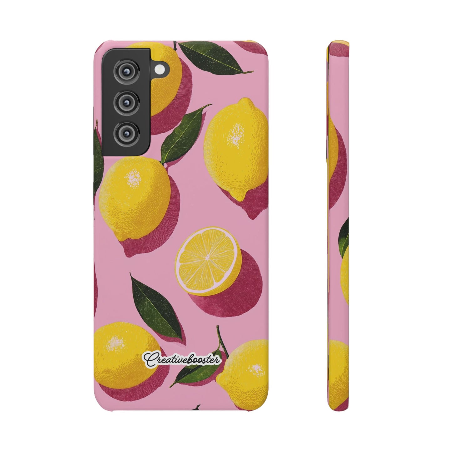 Retro Lemon - Slim Phone Case