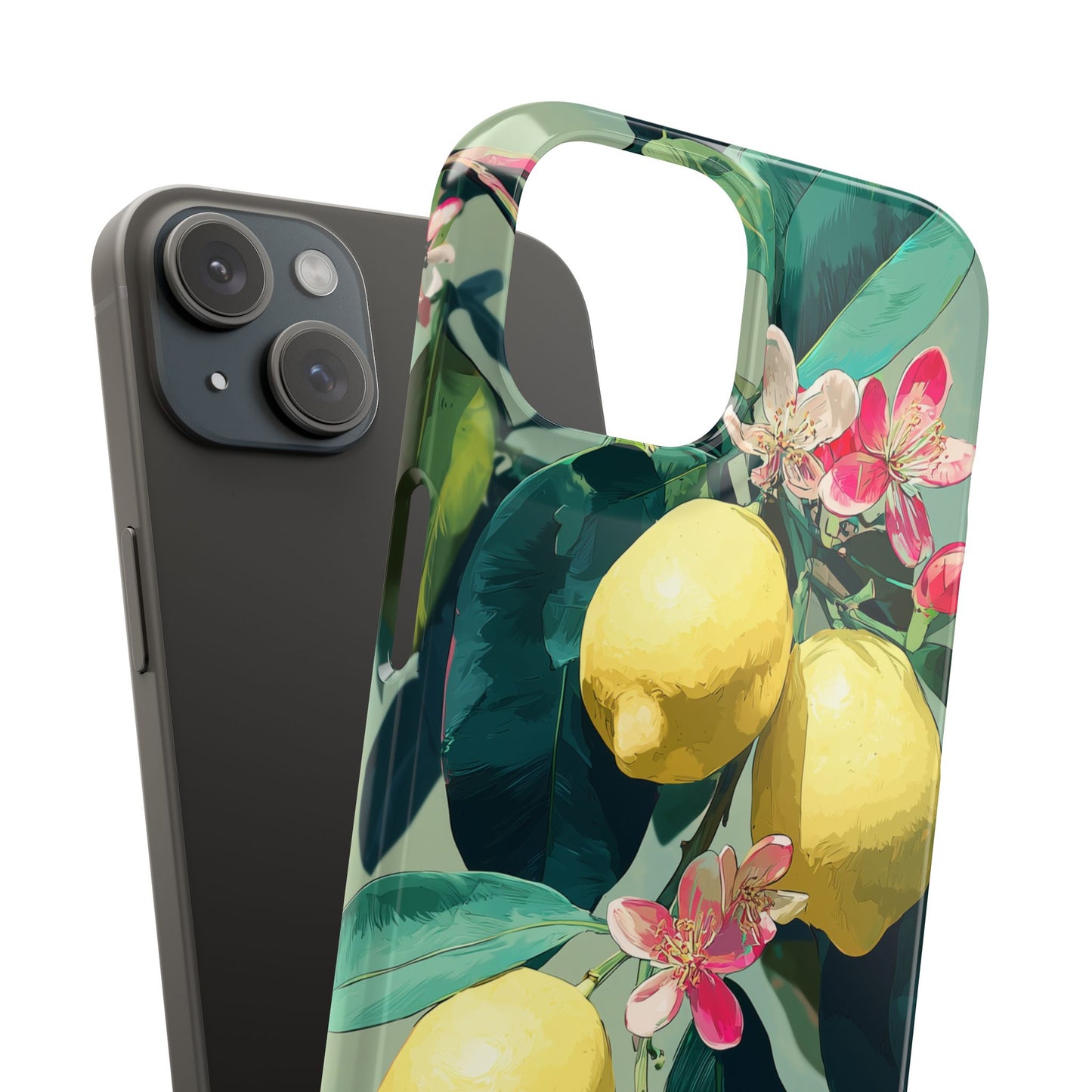 Lemon Bloom - Slim Phone Case