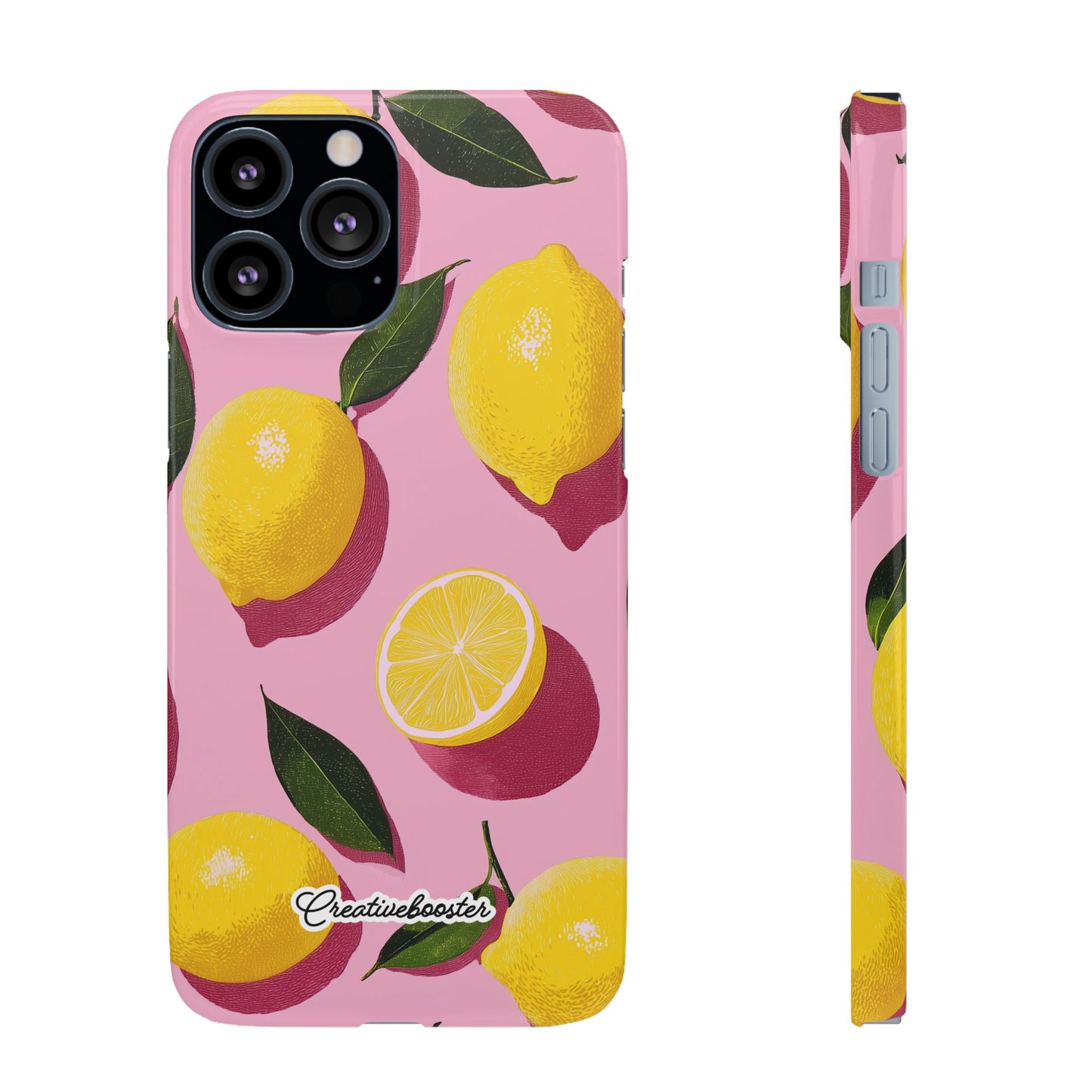Retro Lemon - Slim Phone Case