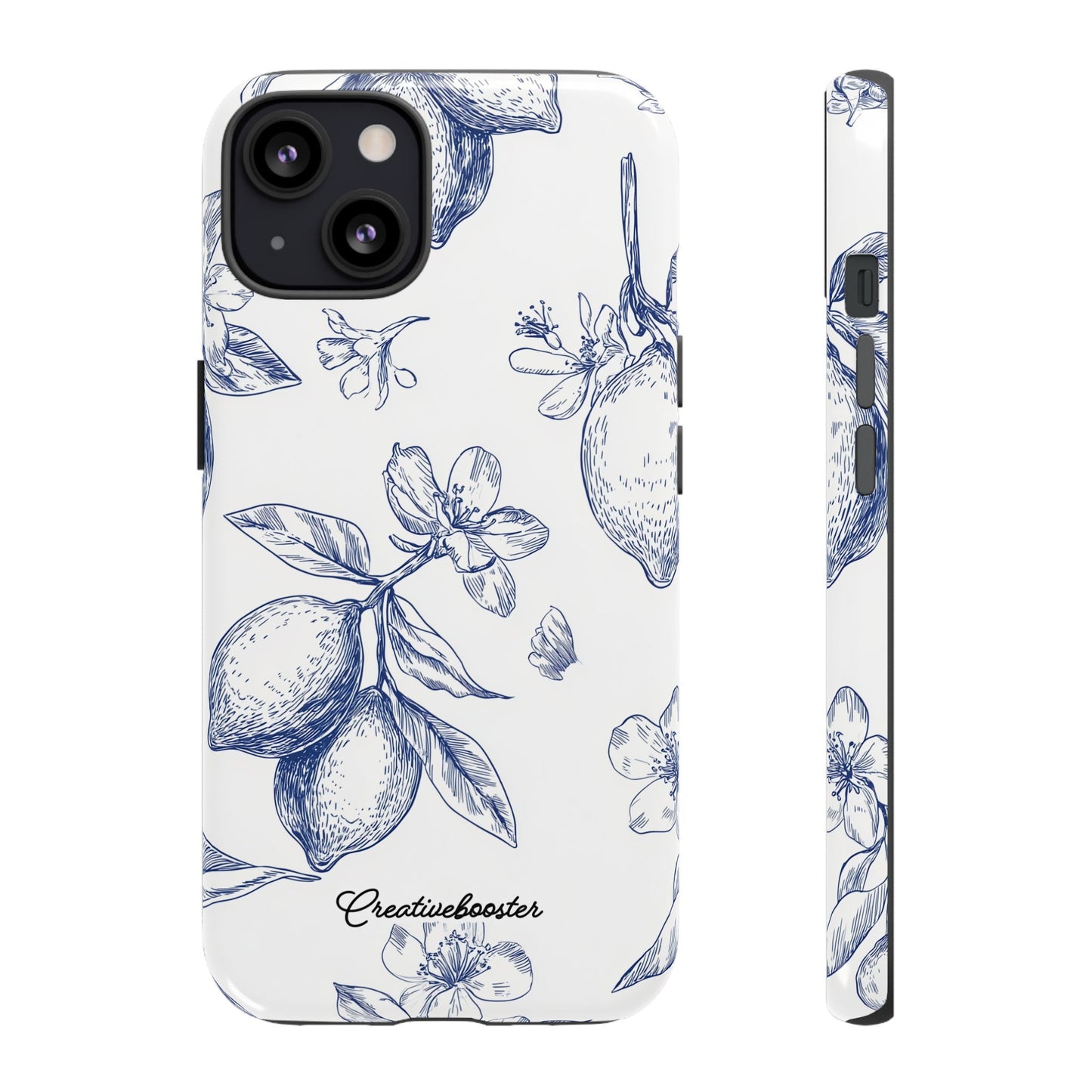 Indigo Sketch - Tough Phone Case