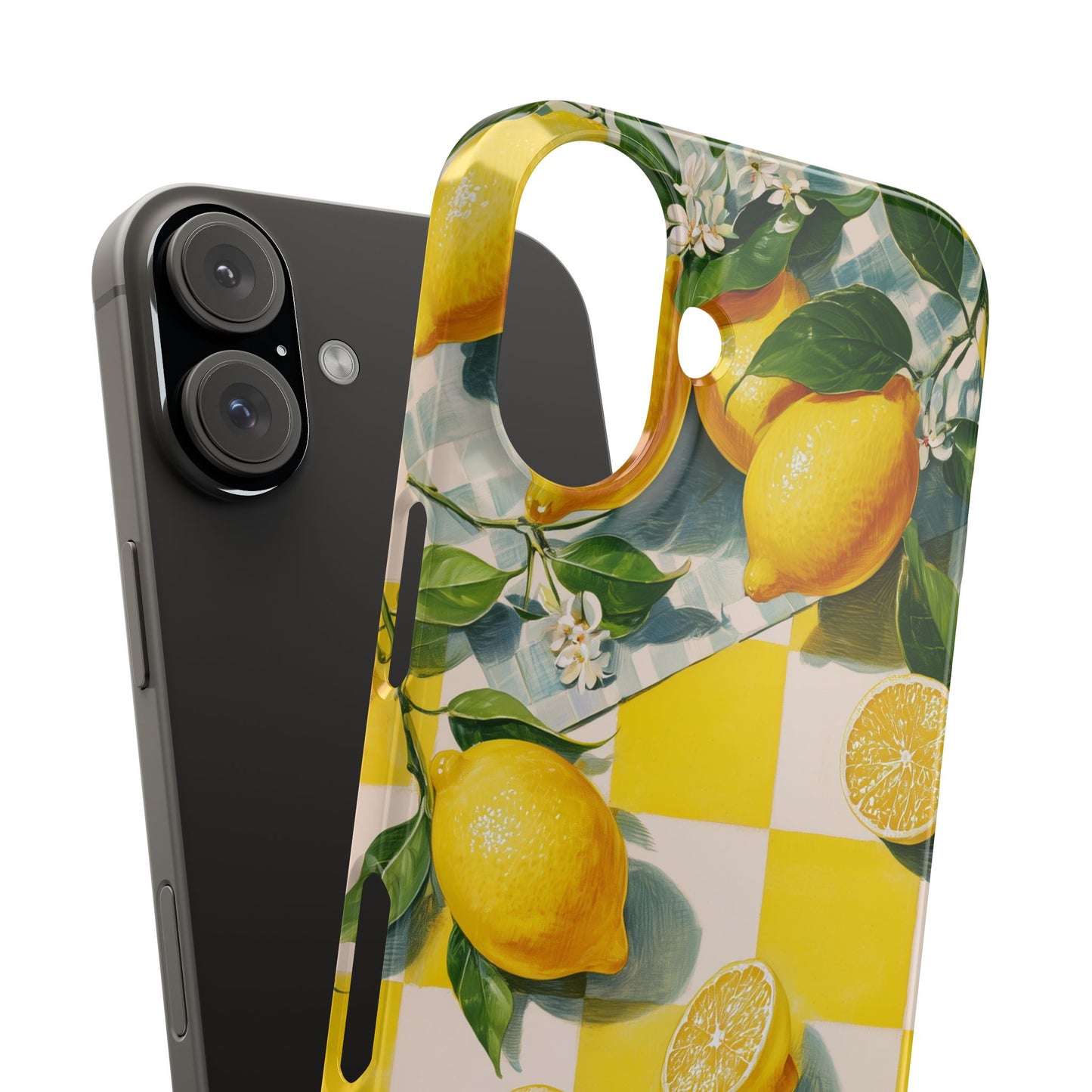 Picnic Lemon - Slim Phone Case