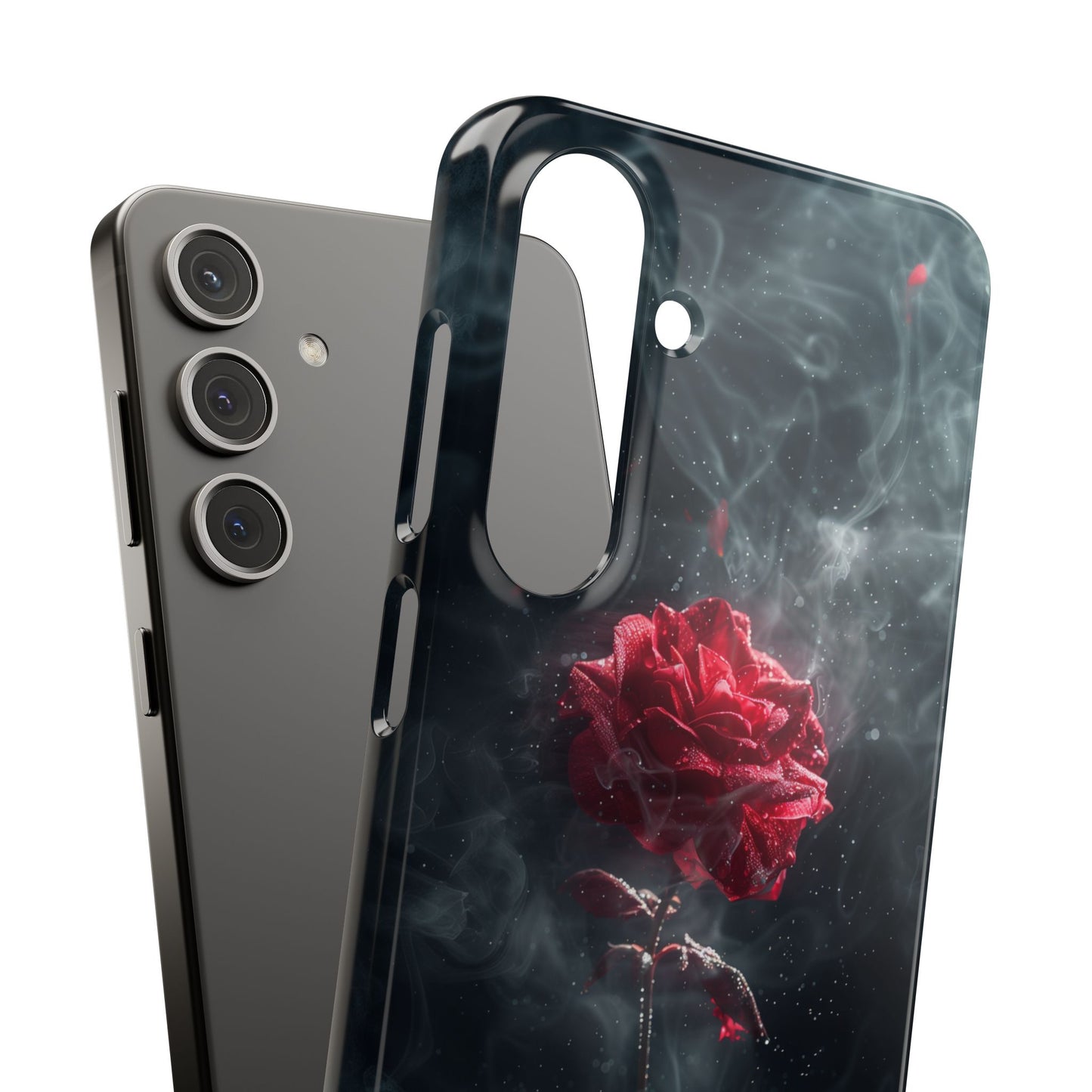 Midnight Rose - Slim Phone Case
