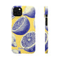 Indigo Citrus - Slim Phone Case