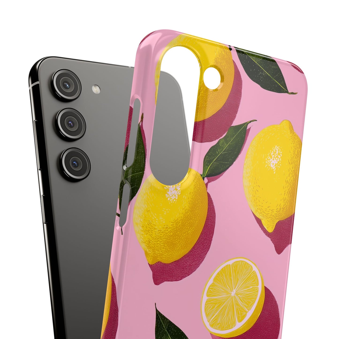 Retro Lemon - Slim Phone Case
