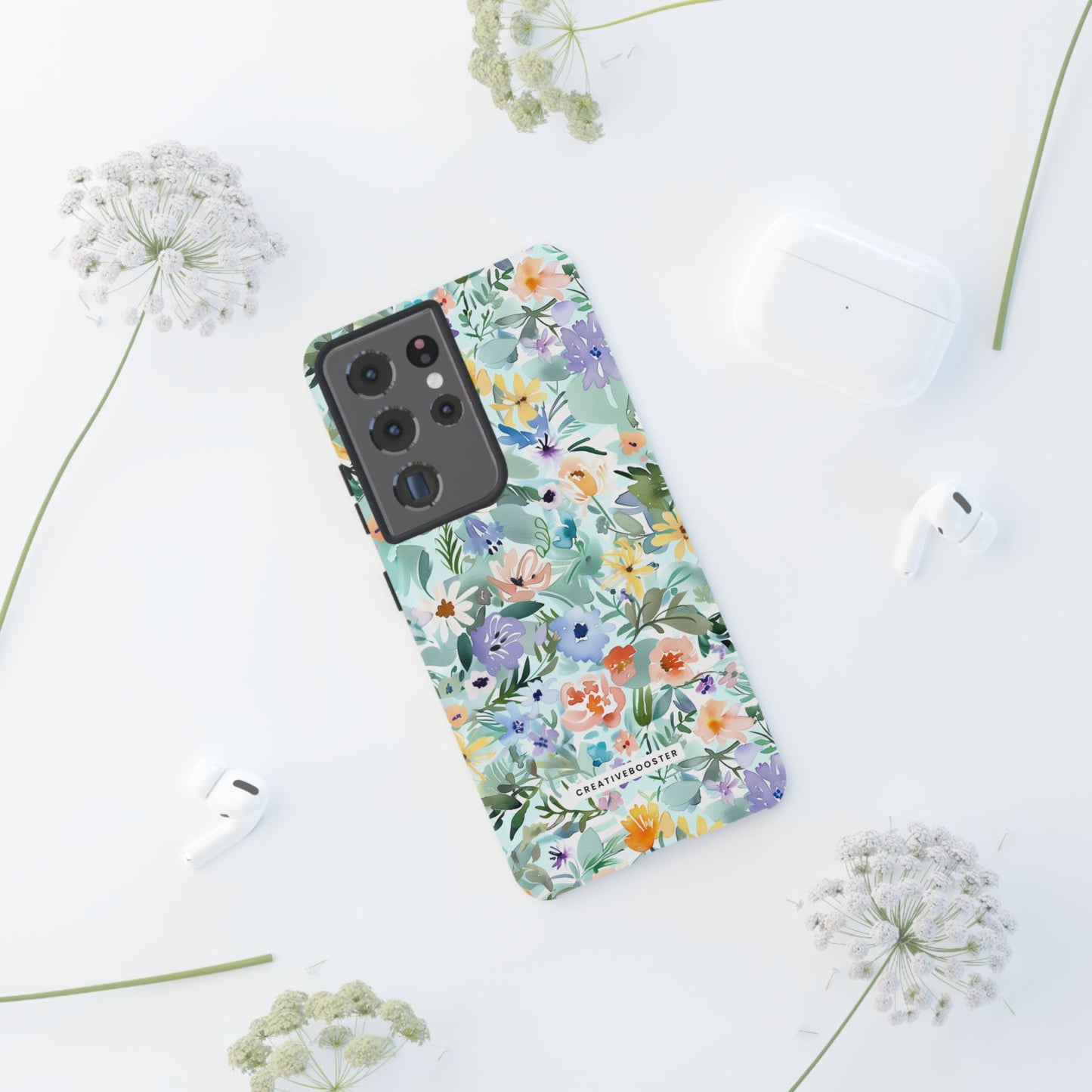 Watercolor Meadow - Tough Phone Case