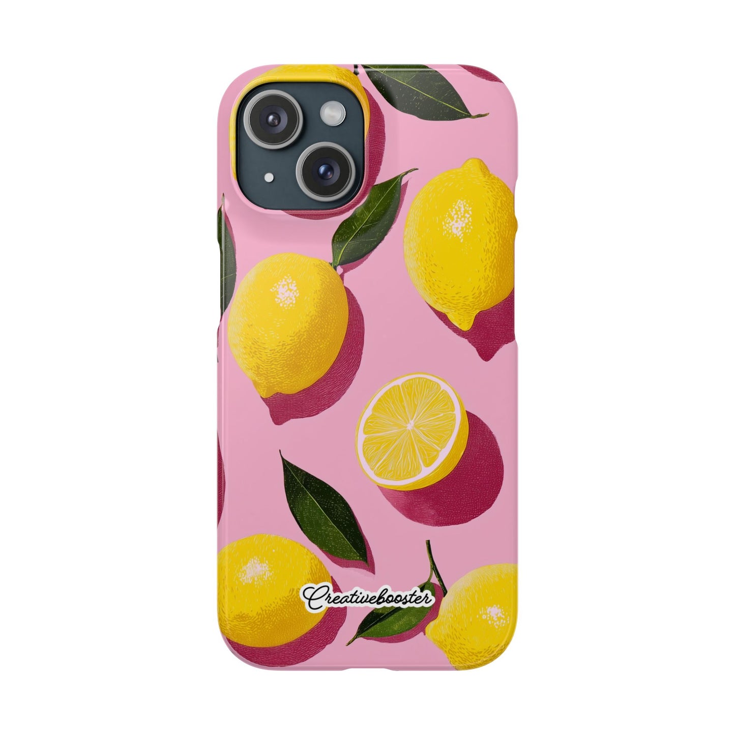 Retro Lemon - Slim Phone Case