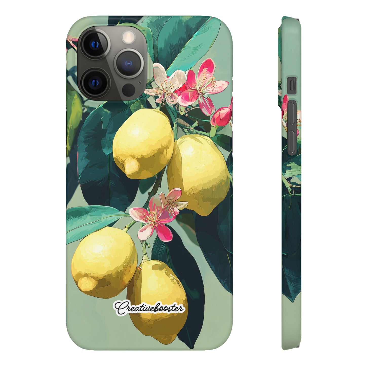 Lemon Bloom - Slim Phone Case