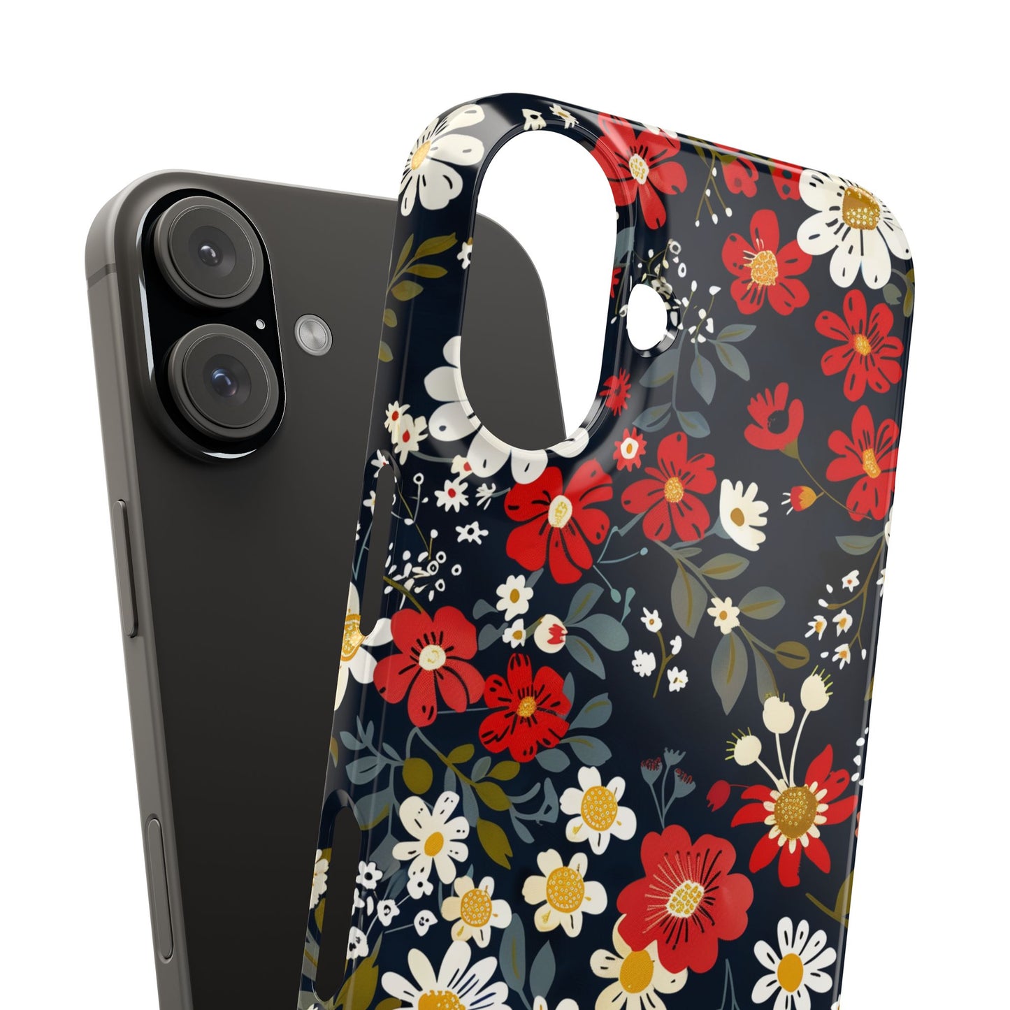 Retro Daisy - Slim Phone Case
