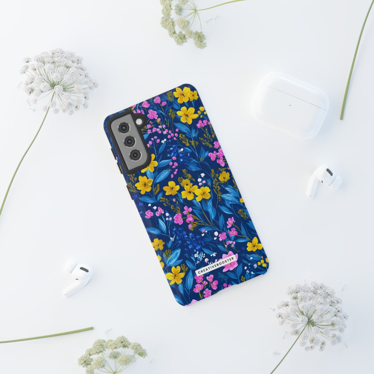 Midnight Petals - Tough Phone Case