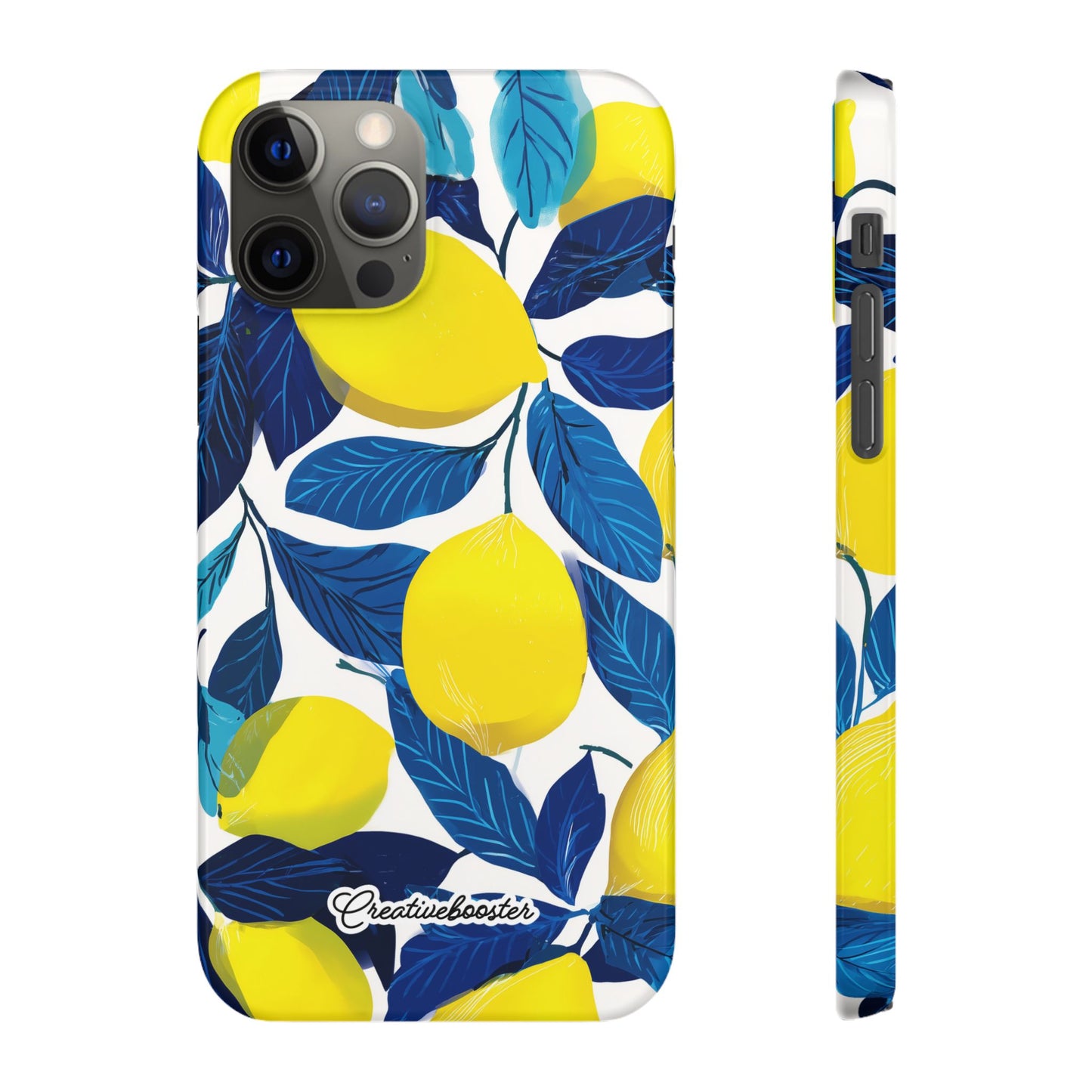 Midnight Citrus - Slim Phone Case