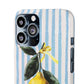 Ribbon Lemon - Slim Phone Case