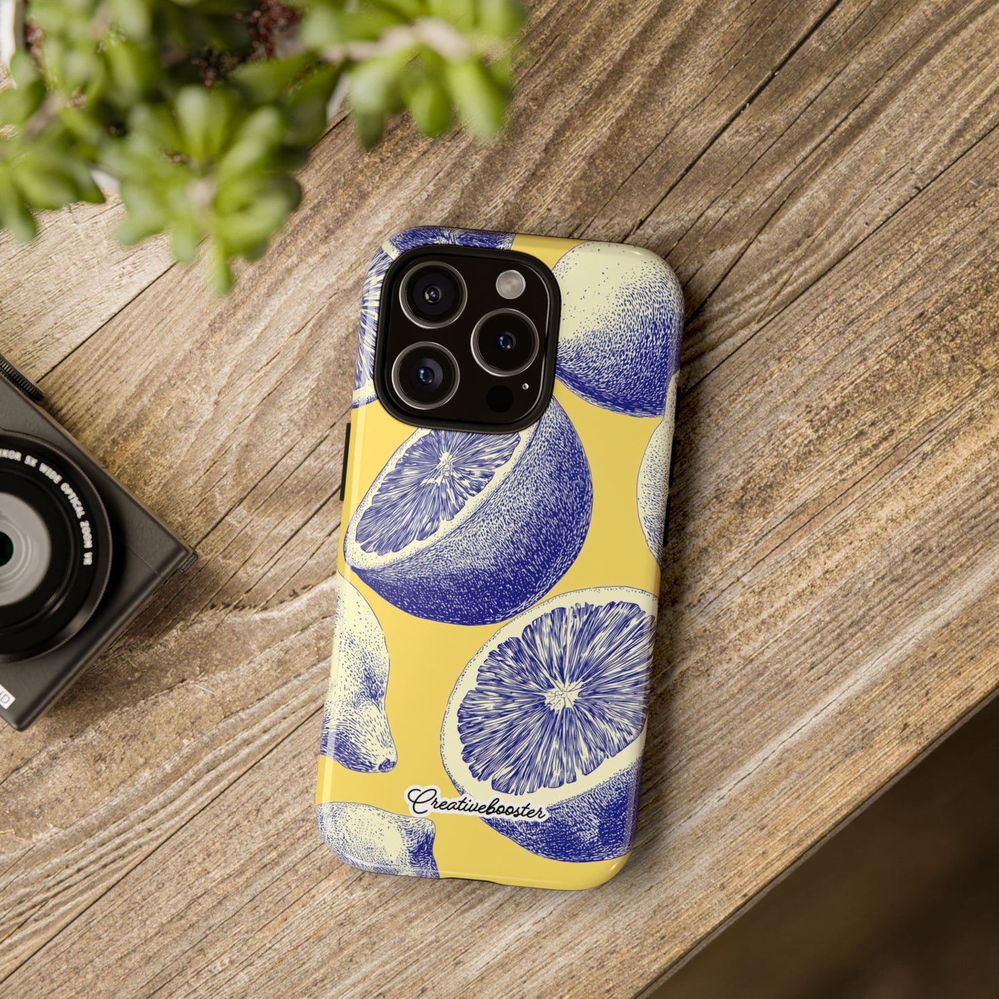 Indigo Citrus - Tough Phone Case