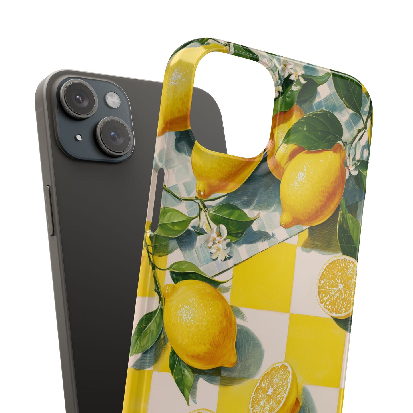 Picnic Lemon - Slim Phone Case