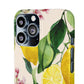 Lemon Blossom - Slim Phone Case