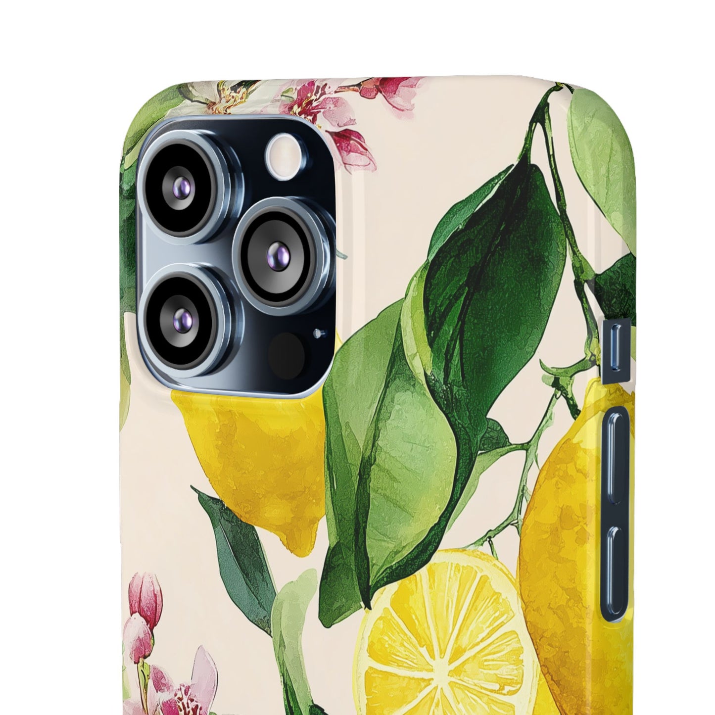 Lemon Blossom - Slim Phone Case