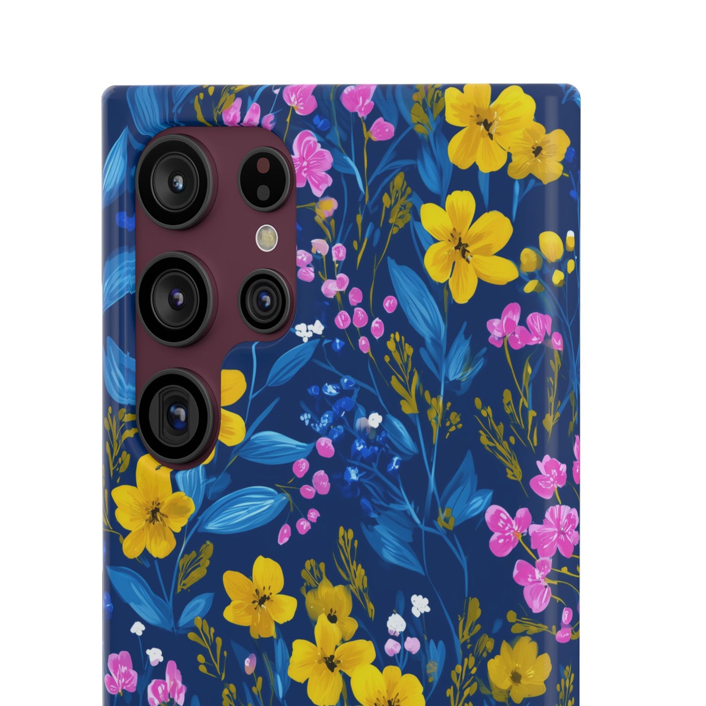 Midnight Petals - Slim Phone Case