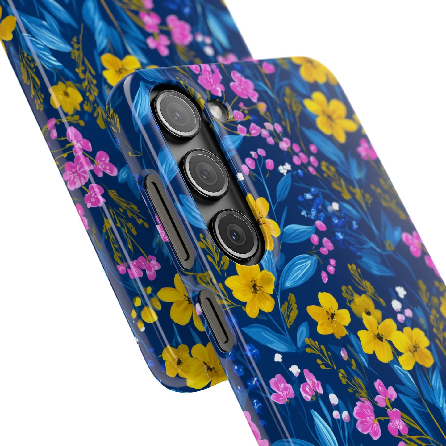 Midnight Petals - Slim Phone Case