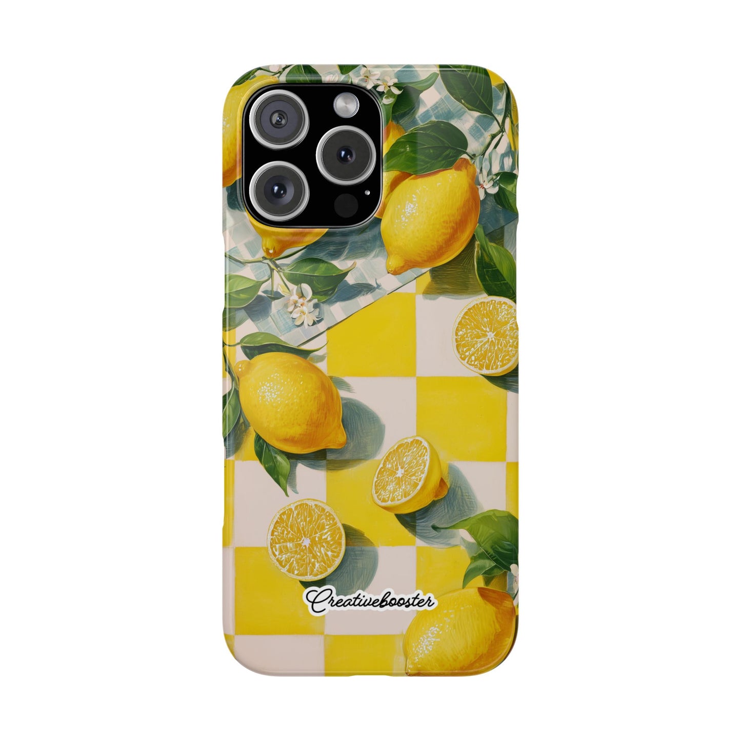 Picnic Lemon - Slim Phone Case