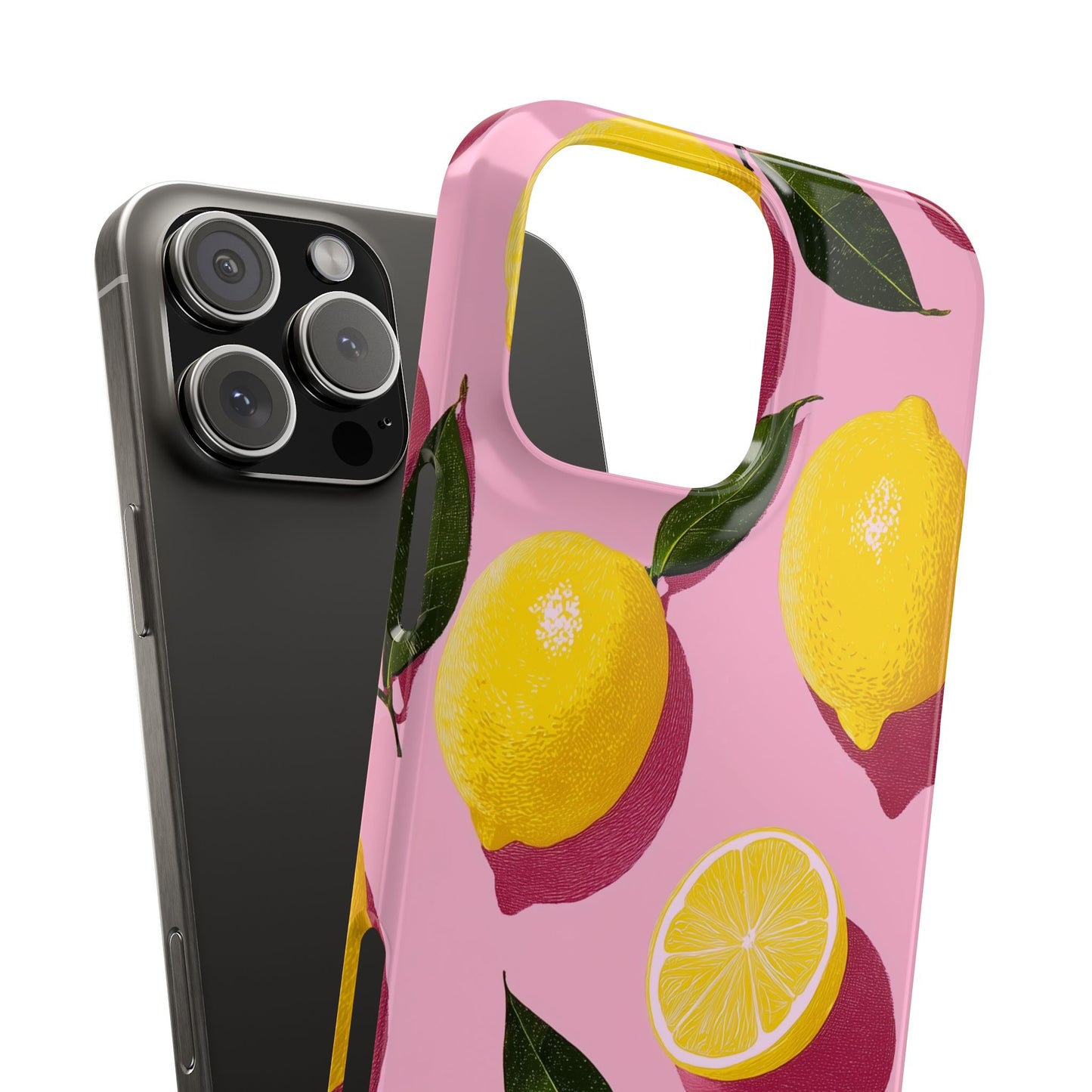 Retro Lemon - Slim Phone Case