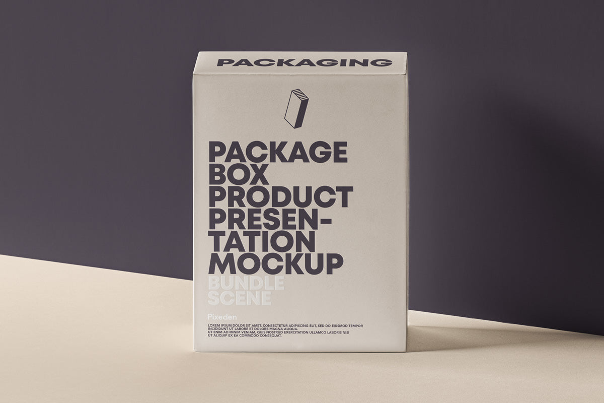 Mockup Pacote Free Psd Product Packaging Box Mockup – CreativeBooster