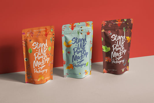 Free Psd Stand-Up Pouch Packaging Mockup