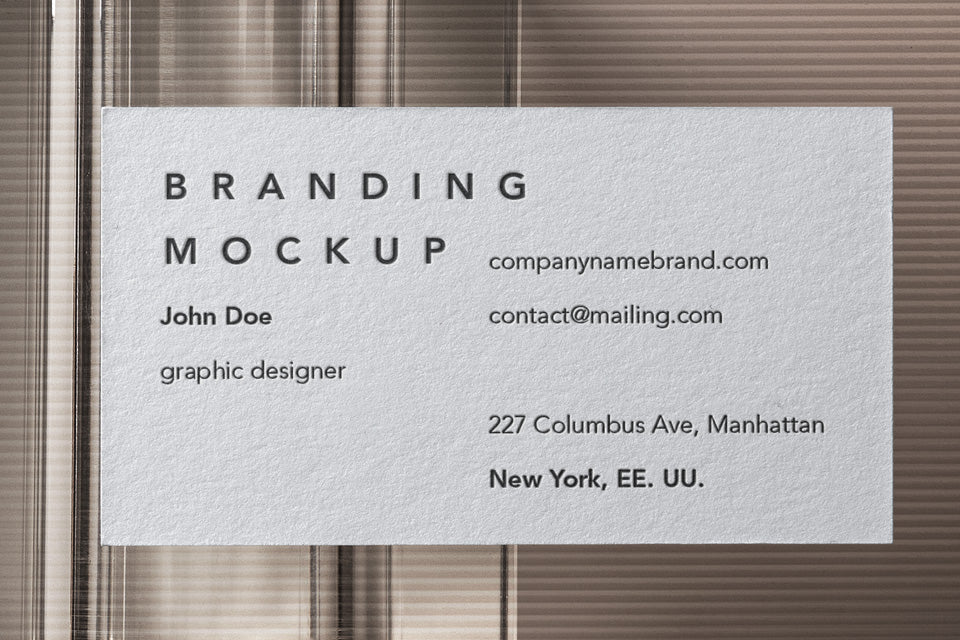 Free Psd Business Card Branding Mockup