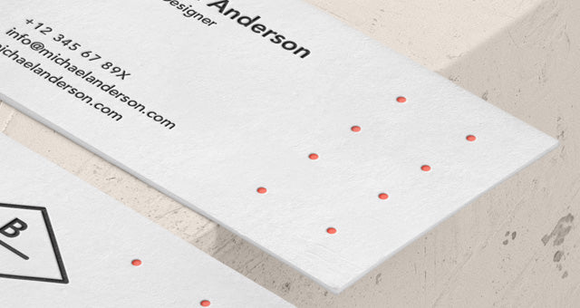 Free Isometric View of White Psd Business Card Mockup