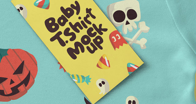 Free Baby T-shirt Psd Mockup Template