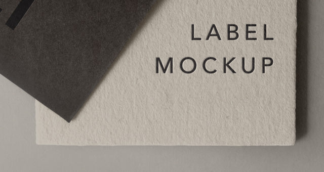 Random Label Psd Free Psd Label Brand Mockup – CreativeBooster