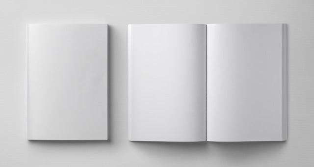 Free Psd Magazine Mockup Template US A4 Top View – CreativeBooster
