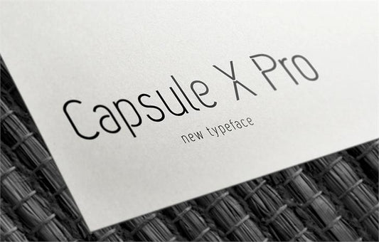 Free Capsule X Pro Medium Font