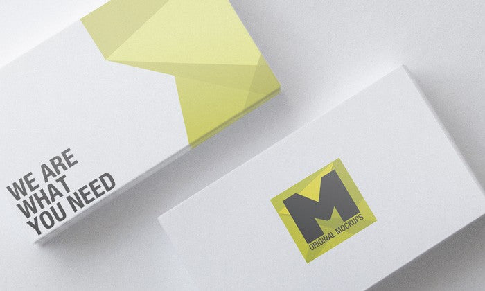 Free Empty Business Card Mockups