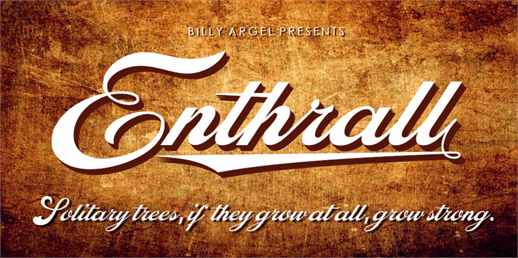 Free Enthrall Font