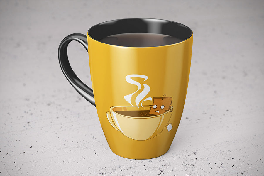 Free Ceramic Coffee Mug Mockup