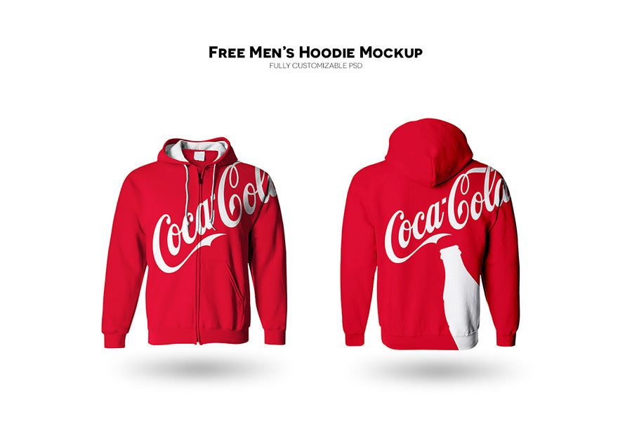 Free Hoodie Mockup Front and Back View
