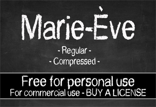 Free CF Marie Eve Font